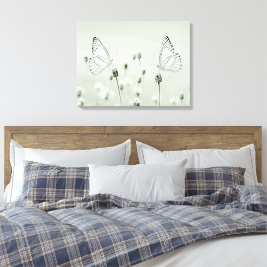 Butterflies Canvas (Insitu (Slaapkamer))