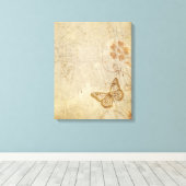  Butterflies Canvas Afdruk (Insitu (Houten vloer))