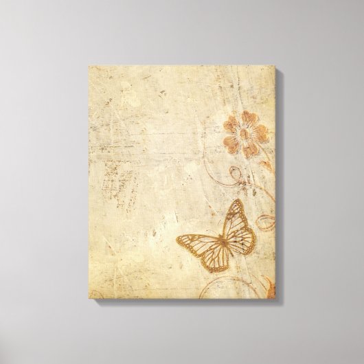  Butterflies Canvas Afdruk (Voorkant)