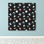 Butterflies Canvas Afdruk (Insitu (Houten vloer))