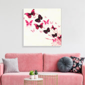 Butterflies Canvas Afdruk (Insitu (Woonkamer))