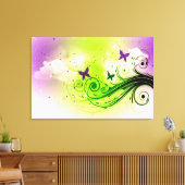 Butterflies Canvas Afdruk (Insitu (Woonkamer))