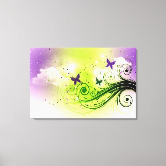 Butterflies Canvas Afdruk (Voorkant)