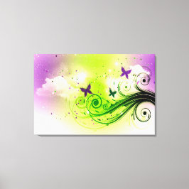 Butterflies Canvas Afdruk