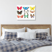 Butterflies Canvas Afdrukken (Insitu (Slaapkamer))