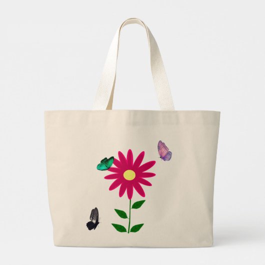Butterflies Canvas tas (Achterkant)