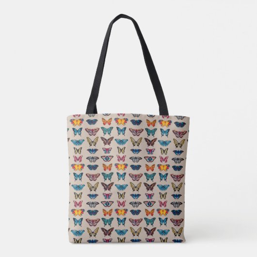Butterflies Canvas tas (Achterkant)