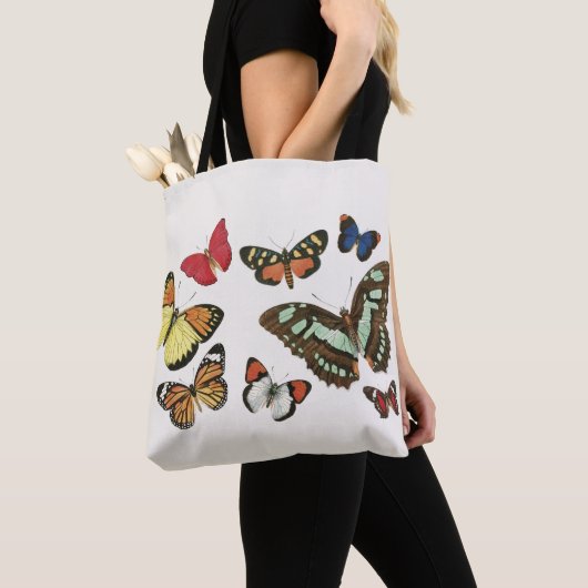 Butterflies Canvas tas (Dichtbij)
