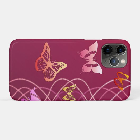 Butterflies Case-Mate iPhone Case (Achterkant (horizontaal))