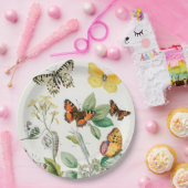 Butterflies, Caterpilars van William Forsell Kirby Papieren Bordje (Feest)