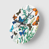 Butterflies, Caterpilars van William Forsell Kirby Ronde Klok (Hoek)