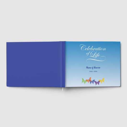 Butterflies Celebration of Life Memorial Gastenboek (Volledig)