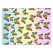 BUTTERFLIES COLORFUL ABSTRACT TAFELKLEED (Voorkant (Horizontaal))