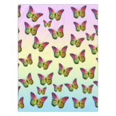 BUTTERFLIES COLORFUL ABSTRACT TAFELKLEED (Voorkant)