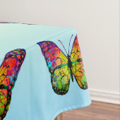 BUTTERFLIES COLORFUL ABSTRACT TAFELKLEED (Voorbeeld)