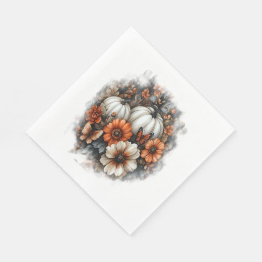 Butterflies Country Pumpkin Servet (Hoek)