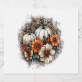 Butterflies Country Pumpkin Sparkling Wijnetiket (Enkel label)