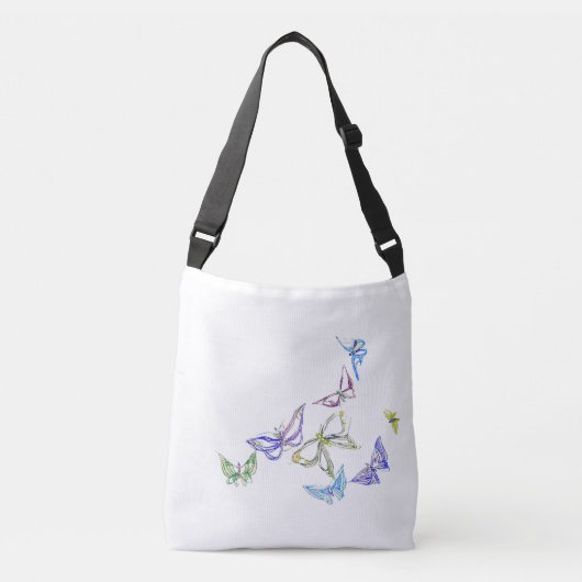 Butterflies Crossbody Bag Tas (Voorkant)