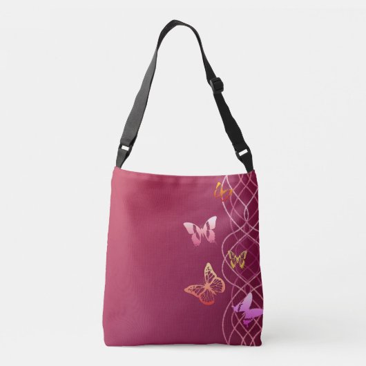 Butterflies Crossbody Tas (Achterkant)
