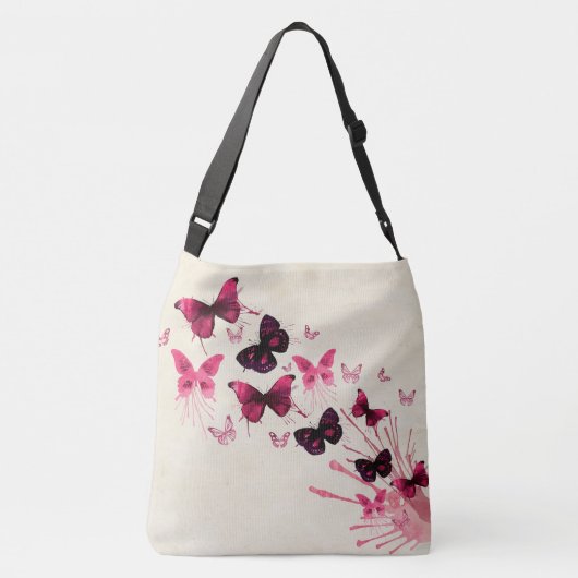 Butterflies Crossbody Tas (Achterkant)