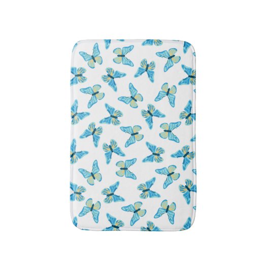 Butterflies Custom Colours Graphic Badmat (Voorkant Verticaal)