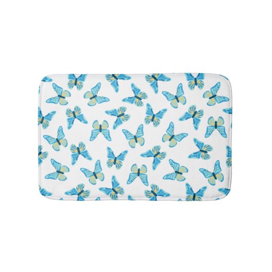 Butterflies Custom Colours Graphic Badmat (Voorkant)