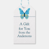 Butterflies Custom Colours Graphic Cadeaulabel (Voorkant)