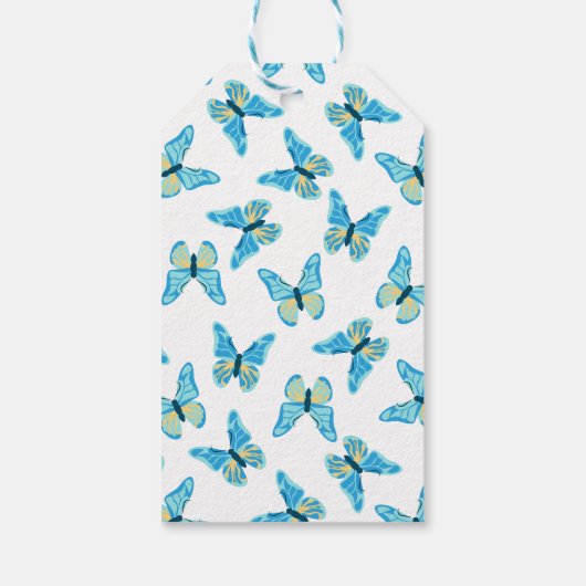Butterflies Custom Colours Graphic Cadeaulabel (Achterkant)