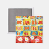 Butterflies Dancing Magnet (Voorkant / Achterkant)