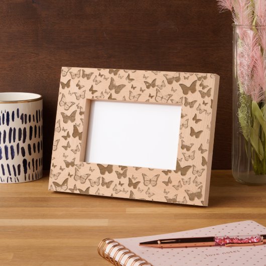 Butterflies Design Gegraveerde Lijstjes (Links)