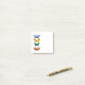 Butterflies Design Post-it® Notes (Op bureau)