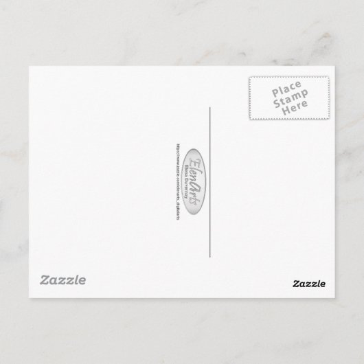 Butterflies door zonsondergang - 3D rendering Briefkaart (Achterkant)