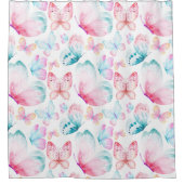 Butterflies Douchegordijn (Voorkant)