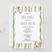 Butterflies Dragonflies Stripes Vrijgezellenfeest Kaart (Voorkant)