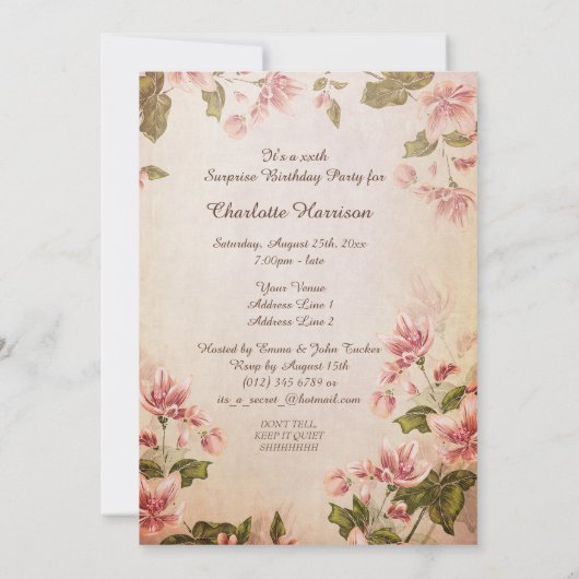 Butterflies en  Ammoniak verrassing Kaart (Achterkant)