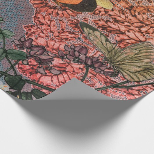 BUTTERFLIES EN ANTIEK papier voor het oppakken van (Hoek)