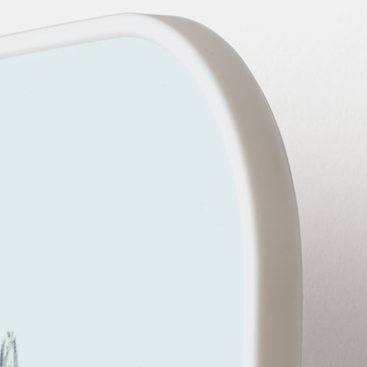 Butterflies en bijen die op Pickleball Paddle vlie (Links Detail)