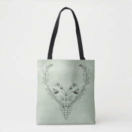 Butterflies en bijen tote bag