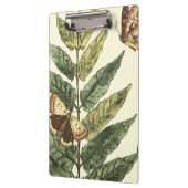 Butterflies en bladeren met zwart Lijst Klembord (Links)