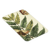 Butterflies en bladeren met zwart Lijst Magneet (Rechterzijde)