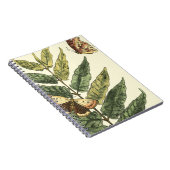 Butterflies en bladeren met zwart Lijst Notitieboek (Rechterzijde)