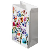 BUTTERFLIES EN BLOEMEN KLEIN CADEAUZAKJE (Achterkant Gekanteld)