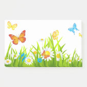 Butterflies en bloemen post-it® notes (Voorkant)