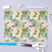 Butterflies en bloemen tissuepapier (Craft)