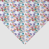 BUTTERFLIES EN BLOEMEN TISSUEPAPIER (Detail)