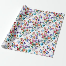BUTTERFLIES EN BLOEMWRAPPAPIER CADEAUPAPIER