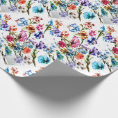 BUTTERFLIES EN BLOEMWRAPPAPIER CADEAUPAPIER (Hoek)