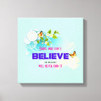 Butterflies en bloesems met een Magic Quote