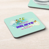 Butterflies en bloesems met een Magic Quote Onderzetter (Linkerzijde)