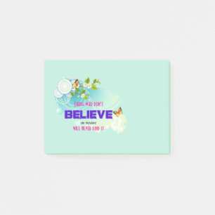 Butterflies en bloesems met een Magic Quote Post-it® Notes